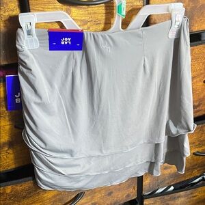 JoyLab Light Gray Mini Skirt
